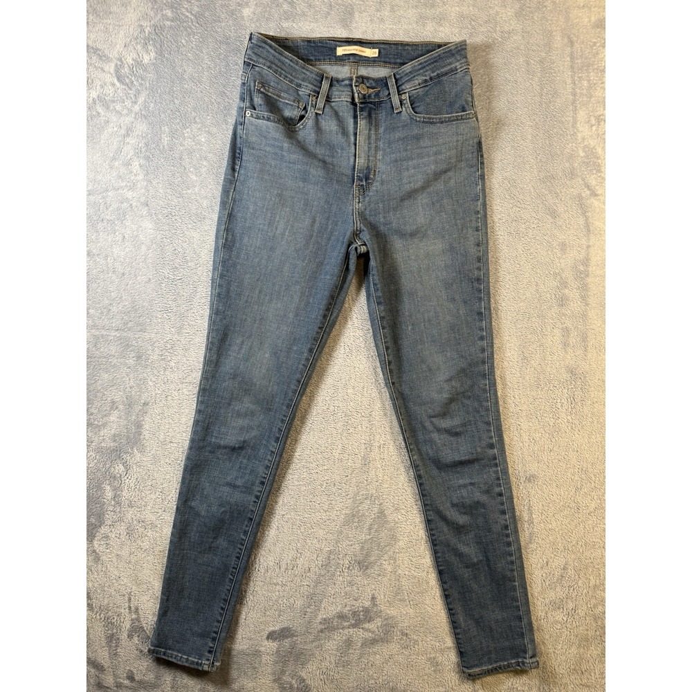 Levi's 721 High Rise Skinny Jeans Women's W28 Light Blue Lapis Air 27x29 #3276-7